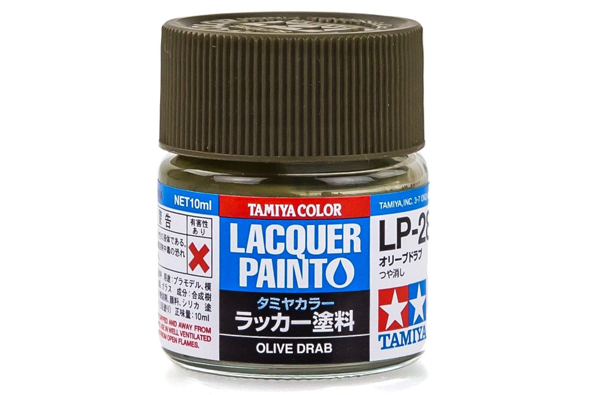 Tamiya Lp-28 Olive Drab Tamiya PAINT, BRUSHES & SUPPLIES