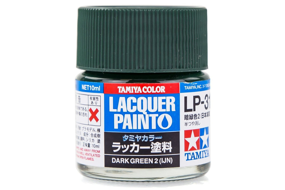 Tamiya Lp-31 Lacquer Paint Dark Green 2 Tamiya PAINT, BRUSHES & SUPPLIES