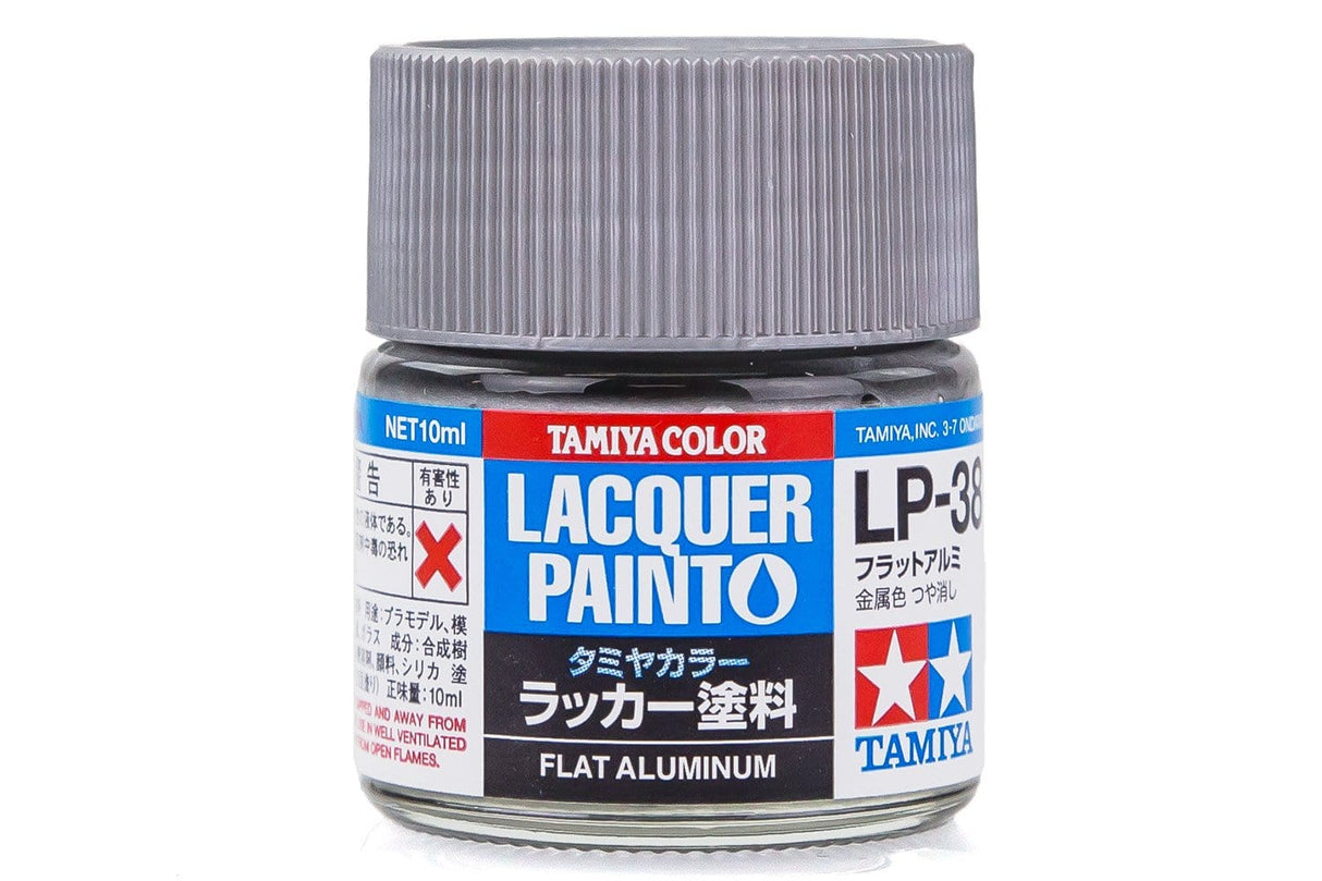 Tamiya Lp-38 Lacquer Paint Flat Aluminium Tamiya PAINT, BRUSHES & SUPPLIES