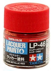 Tamiya Lp-46 Lacquer Paint Pure Metallic Red Tamiya PAINT, BRUSHES & SUPPLIES