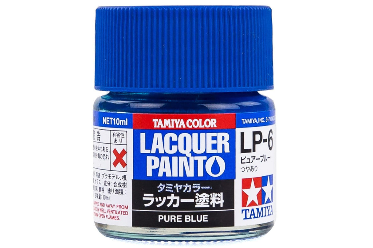 Tamiya Lp-6 Lacquer Paint Pure Blue Tamiya PAINT, BRUSHES & SUPPLIES