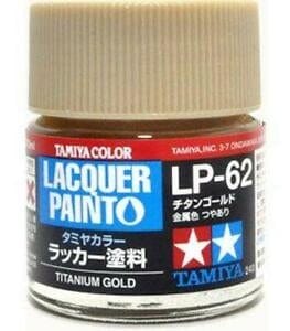 Tamiya Lp-62 Titanium Gold Tamiya PAINT, BRUSHES & SUPPLIES