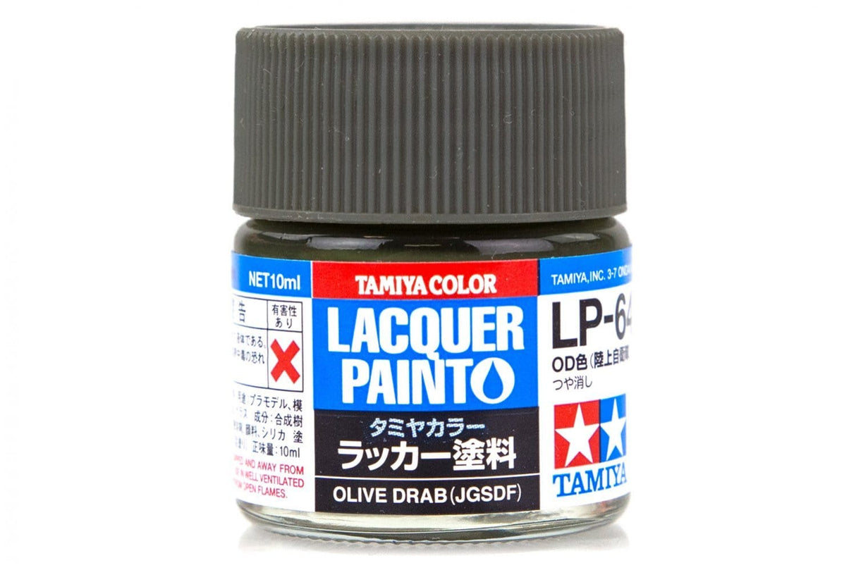 Tamiya Lp-64 Lacquer Paint Olive Drab Tamiya PAINT, BRUSHES & SUPPLIES