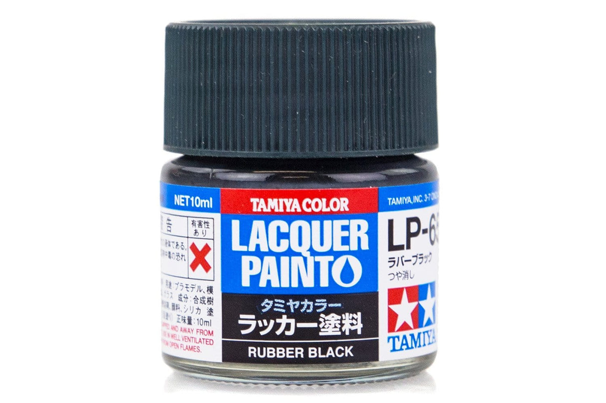 Tamiya Lp-65 Lacquer Paint Rubber Black Tamiya PAINT, BRUSHES & SUPPLIES