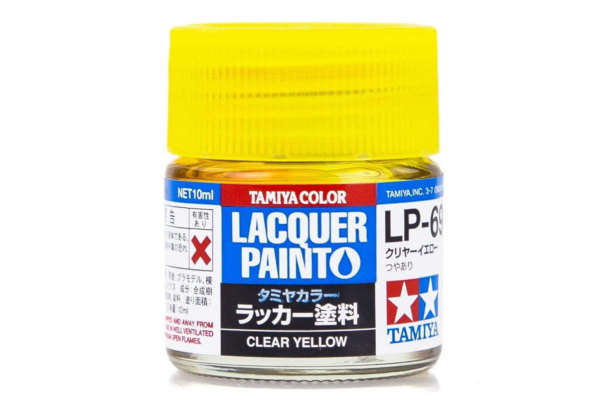 Tamiya Lp-69 Lacquer Paint Clear Yellow Tamiya PAINT, BRUSHES & SUPPLIES