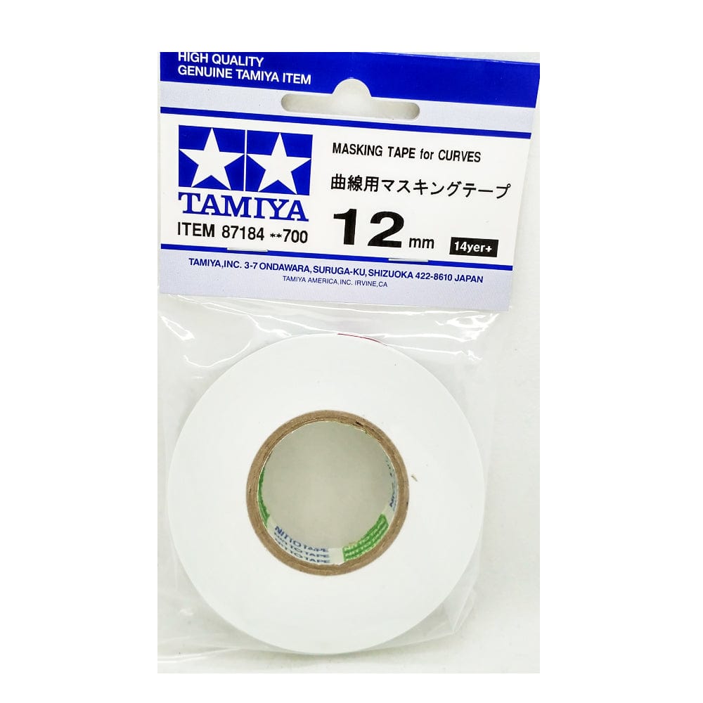 Tamiya Masking Tape For Curves 12Mm Tamiya PAINT, BRUSHES & SUPPLIES