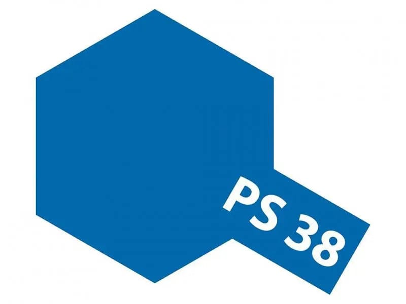Tamiya PS-38 Pc Spray Translucent Blue Tamiya PAINT, BRUSHES & SUPPLIES