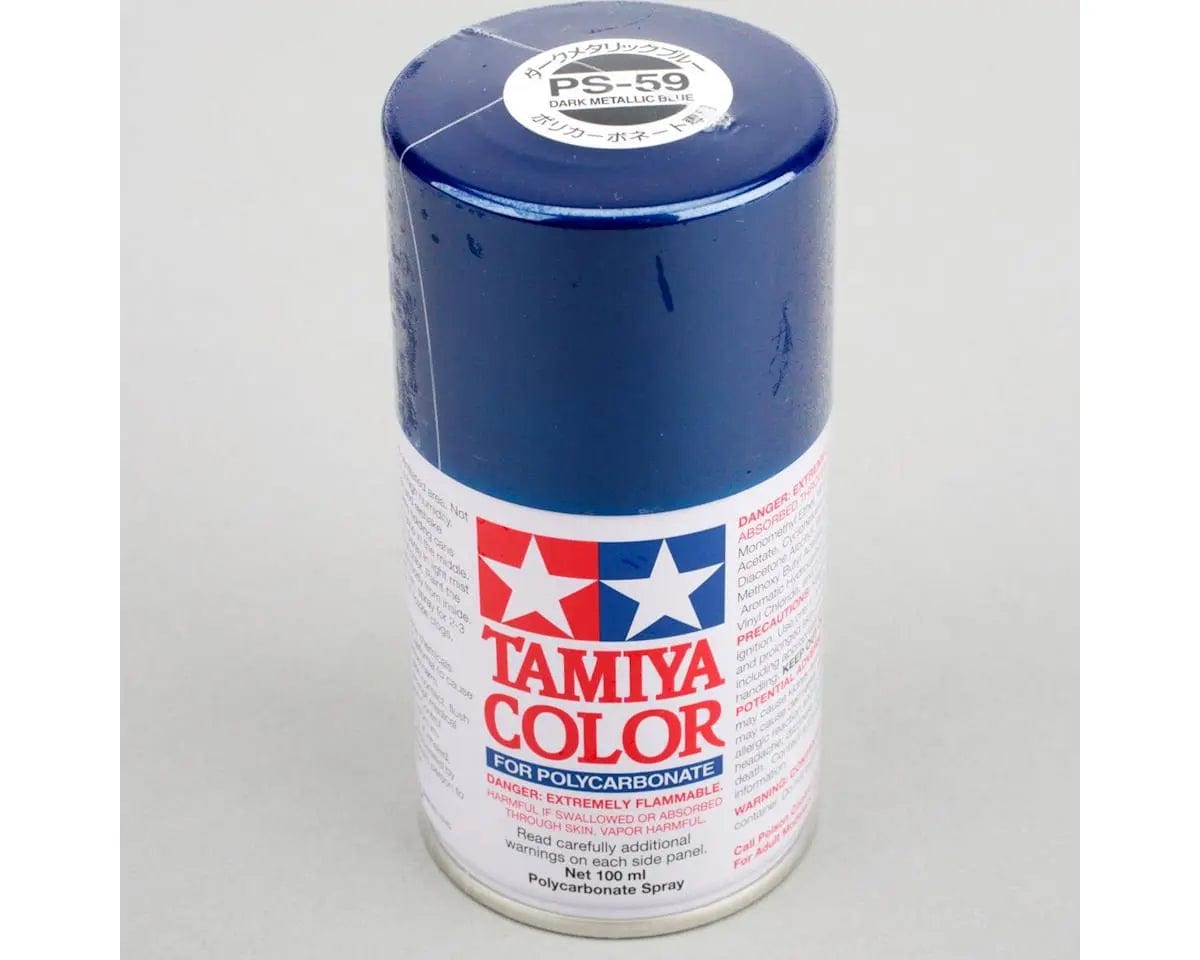 Tamiya PS-59 Spray Dark Metallic Blue Tamiya PAINT, BRUSHES & SUPPLIES