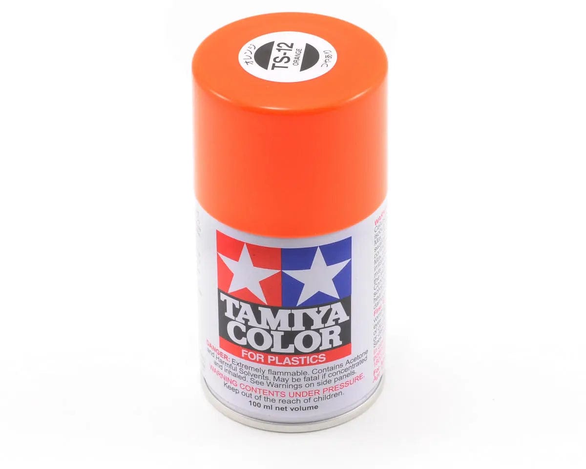 Tamiya TS-12 Spray Orange Tamiya PAINT, BRUSHES & SUPPLIES