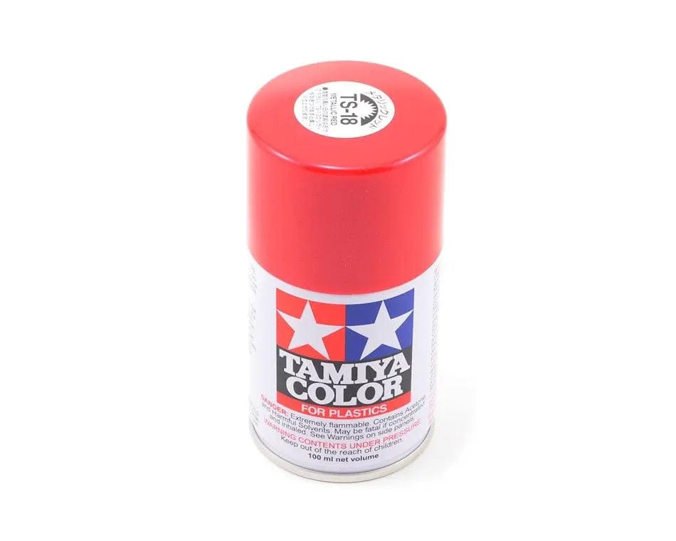 Tamiya TS-18 Spray Metallic Red Tamiya PAINT, BRUSHES & SUPPLIES