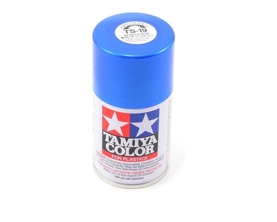 Tamiya TS-19 Spray Metallic Blue Tamiya PAINT, BRUSHES & SUPPLIES