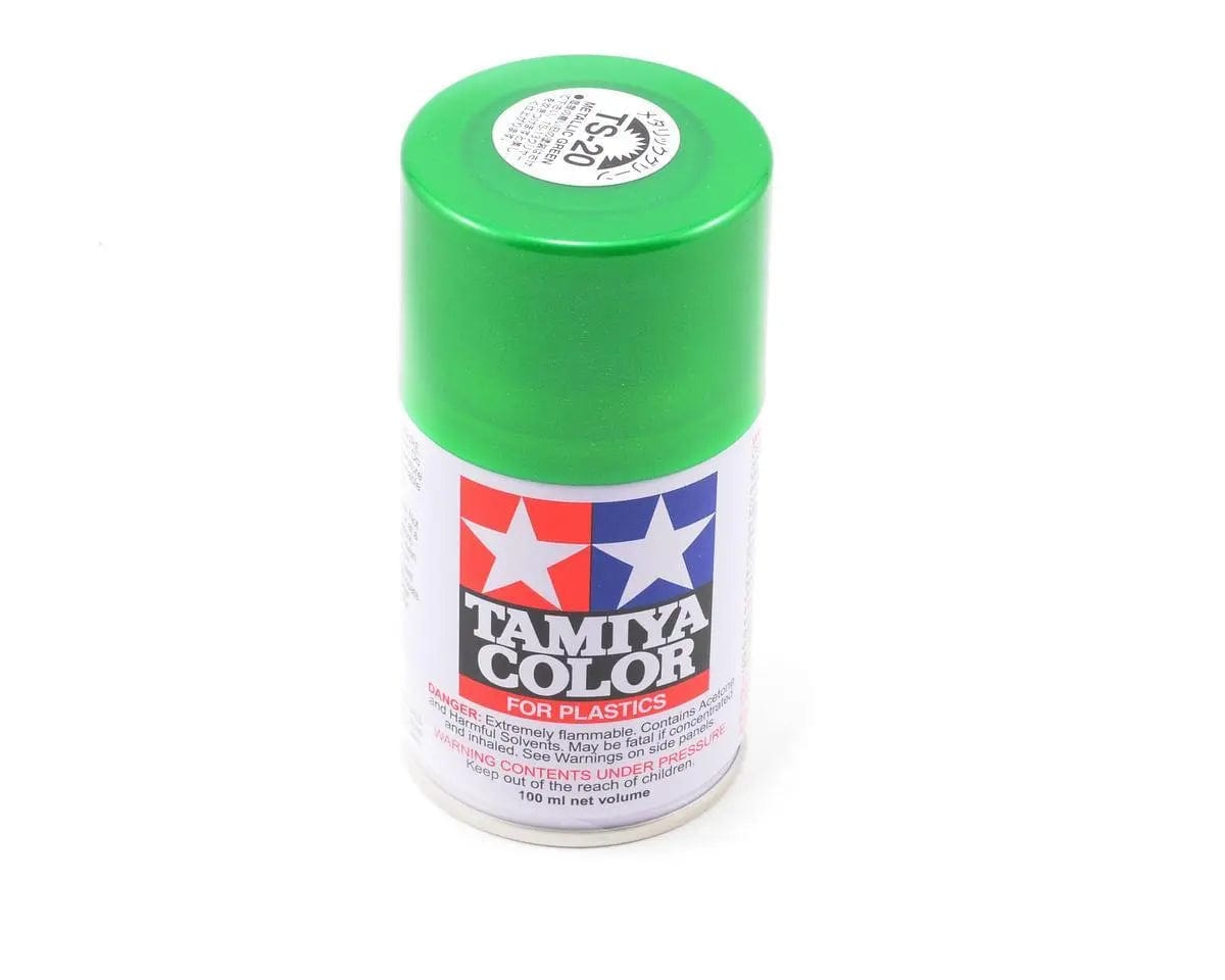 Tamiya TS-20 Spray Metallic Green Tamiya PAINT, BRUSHES & SUPPLIES