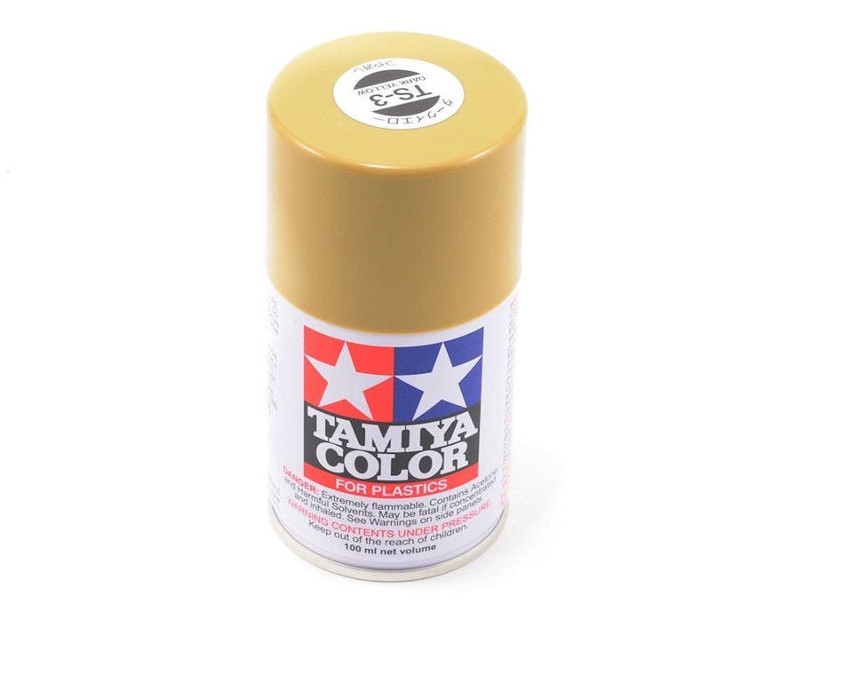 Tamiya TS-3 Spray Dark Yellow Tamiya PAINT, BRUSHES & SUPPLIES