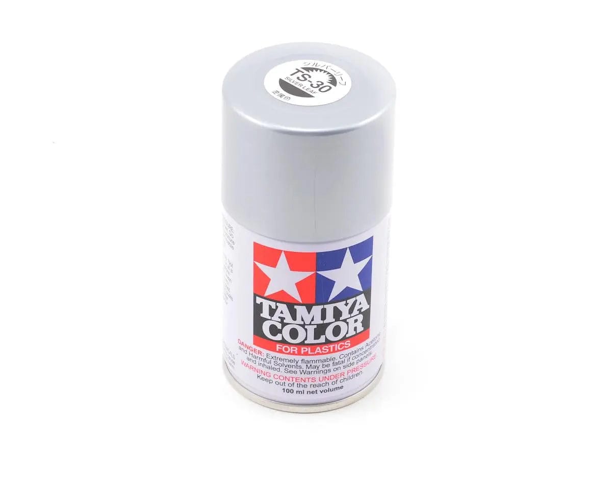 Tamiya TS-30 Spray Silver Leaf Tamiya PAINT, BRUSHES & SUPPLIES
