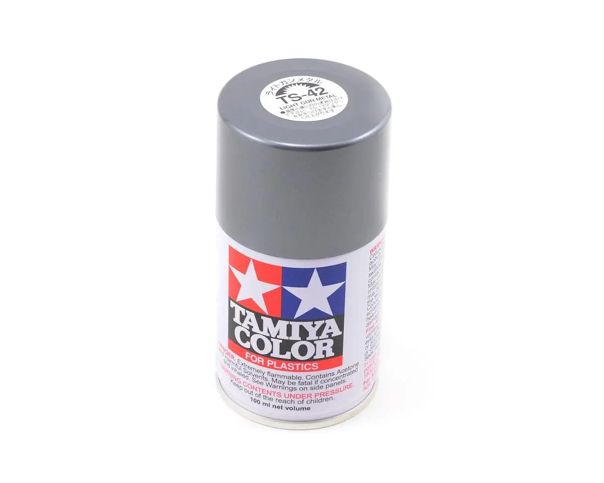 Tamiya TS-42 Spray Light Gun Metal Tamiya PAINT, BRUSHES & SUPPLIES