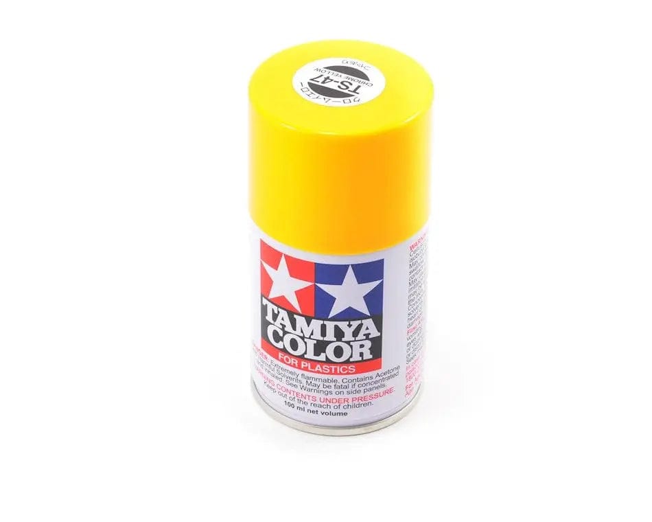 Tamiya TS-47 Spray Chrome Yellow Tamiya PAINT, BRUSHES & SUPPLIES