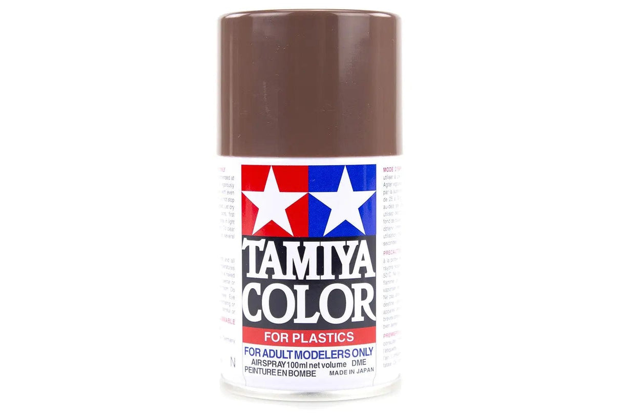 Tamiya TS-62 Spray Nato Brown Tamiya PAINT, BRUSHES & SUPPLIES