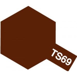 Tamiya TS-69 Spray Linoleum Deck Brown Tamiya PAINT, BRUSHES & SUPPLIES