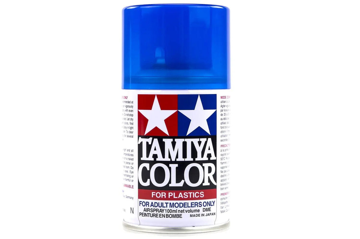 Tamiya TS-72 Spray Clear Blue Tamiya PAINT, BRUSHES & SUPPLIES