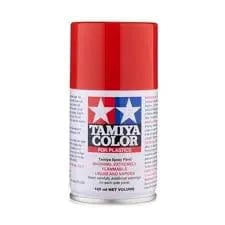 Tamiya TS-86 Spray Pure Red Tamiya PAINT, BRUSHES & SUPPLIES