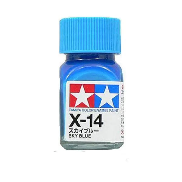 Tamiya X-14 Enamel Sky Blue Tamiya PAINT, BRUSHES & SUPPLIES