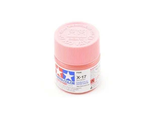 Tamiya X-17 Acrylic Pink Tamiya PAINT, BRUSHES & SUPPLIES
