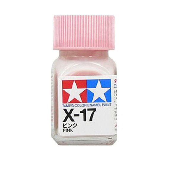 Tamiya X-17 Enamel Pink Tamiya PAINT, BRUSHES & SUPPLIES