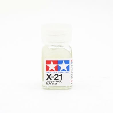 Tamiya X-21 Enamel Flat Base Tamiya PAINT, BRUSHES & SUPPLIES