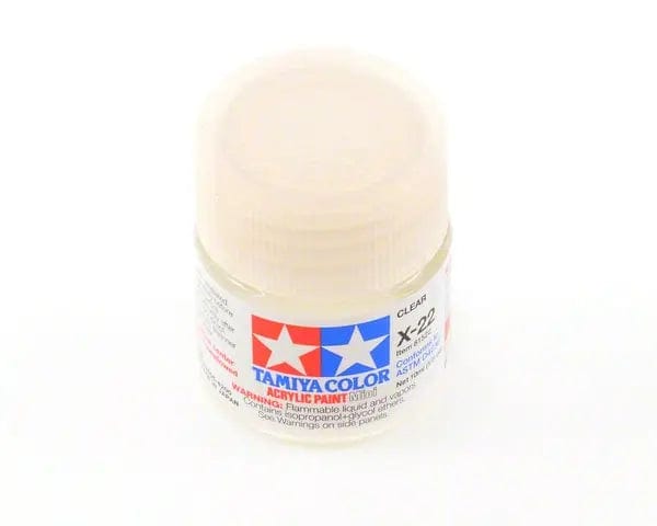 Tamiya X-22 Acrylic Clear Tamiya PAINT, BRUSHES & SUPPLIES