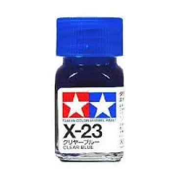 Tamiya X-23 Enamel Clear Blue Tamiya PAINT, BRUSHES & SUPPLIES