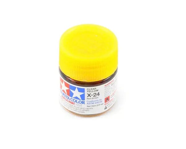 Tamiya X-24 Acrylic Clear Yellow Tamiya PAINT, BRUSHES & SUPPLIES