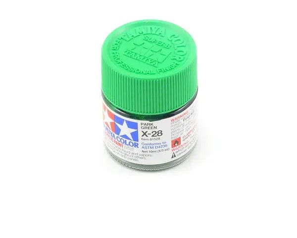 Tamiya X-28 Acrylic Park Green Tamiya PAINT, BRUSHES & SUPPLIES