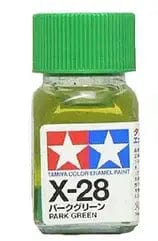 Tamiya X-28 Enamel Park Green Tamiya PAINT, BRUSHES & SUPPLIES