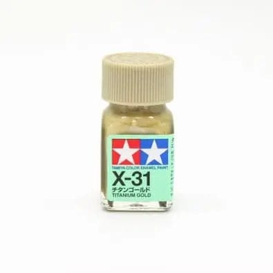Tamiya X-31 Enamel Titanium Gold Tamiya PAINT, BRUSHES & SUPPLIES