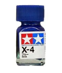 Tamiya X-4 Enamel Blue Tamiya PAINT, BRUSHES & SUPPLIES