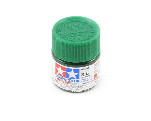 Tamiya X-5 Acrylic Green Tamiya PAINT, BRUSHES & SUPPLIES