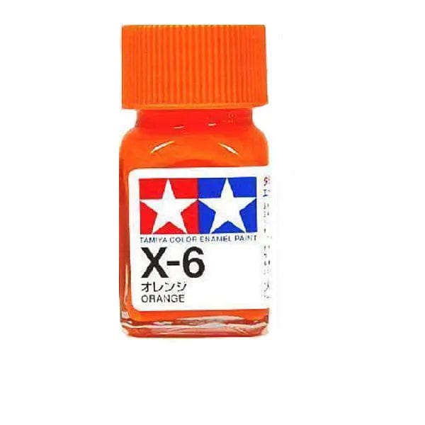 Tamiya X-6 Enamel Orange Tamiya PAINT, BRUSHES & SUPPLIES