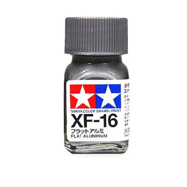 Tamiya XF-16 Enamel Flat Aluminium Tamiya PAINT, BRUSHES & SUPPLIES