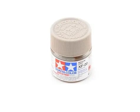Tamiya XF-20 Acrylic Medium Grey Tamiya PAINT, BRUSHES & SUPPLIES