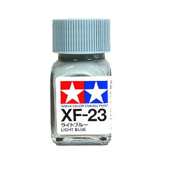 Tamiya XF-23 Enamel Flat Light Blue Tamiya PAINT, BRUSHES & SUPPLIES