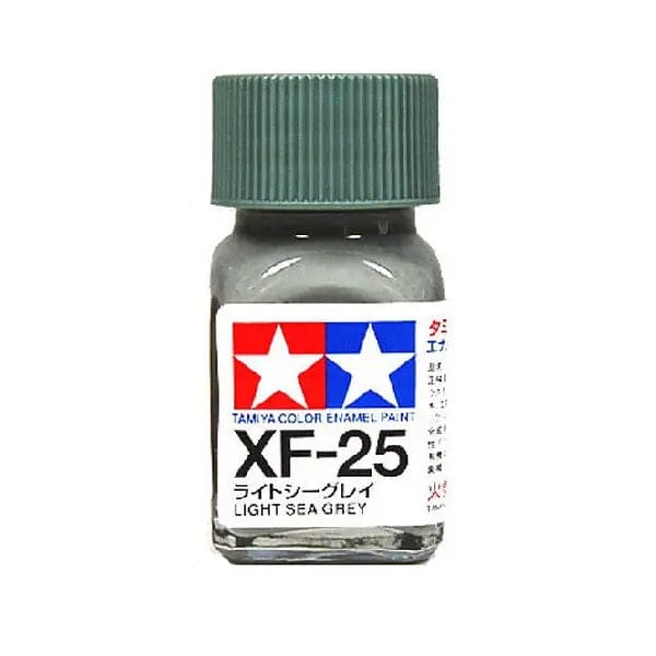Tamiya XF-25 Enamel Flat Light Sea Grey Tamiya PAINT, BRUSHES & SUPPLIES