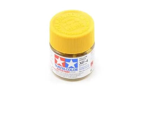 Tamiya XF-4 Acrylic Yellow Green Tamiya PAINT, BRUSHES & SUPPLIES