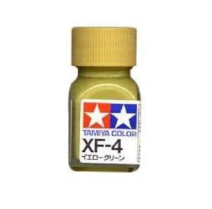 Tamiya XF-4 Enamel Yellow-Green Tamiya PAINT, BRUSHES & SUPPLIES