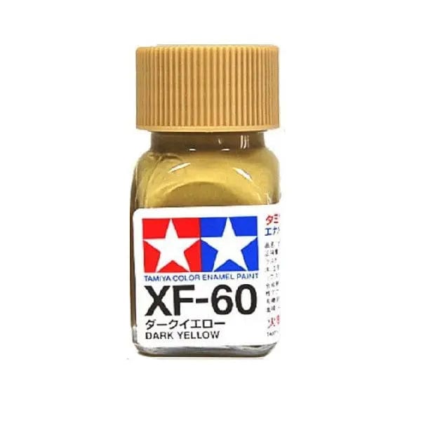 Tamiya XF-60 Enamel Flat Dark Yellow Tamiya PAINT, BRUSHES & SUPPLIES