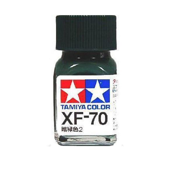 Tamiya XF-70 Enamel Flat Dark Green Tamiya PAINT, BRUSHES & SUPPLIES
