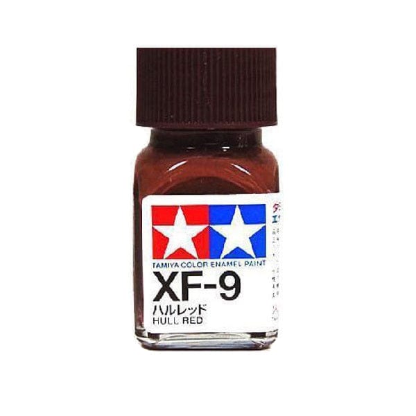 Tamiya XF-9 Enamel Flat Hull Red Tamiya PAINT, BRUSHES & SUPPLIES