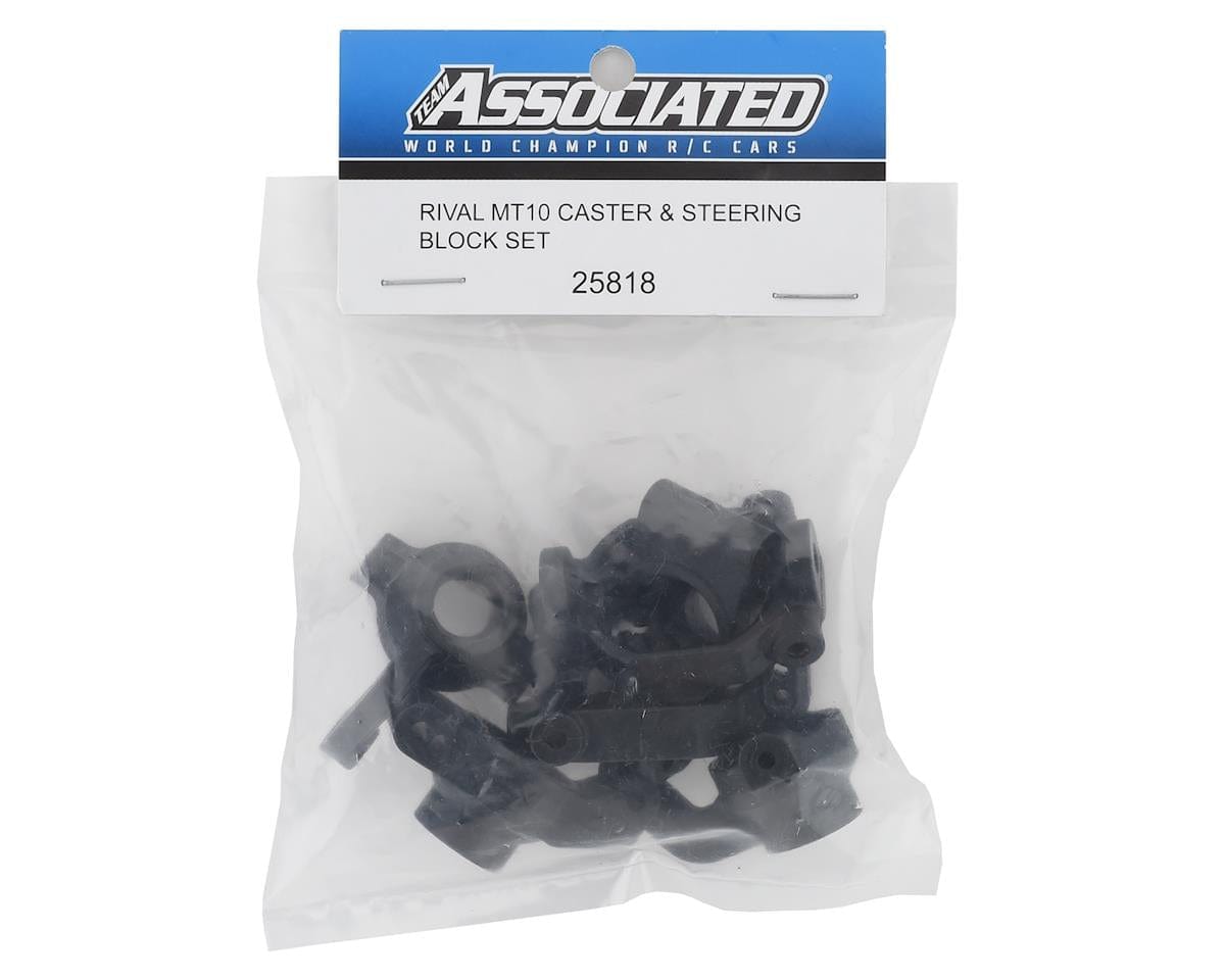 Team Associated 25818 Rival MT10 Caster and Steering Block Set - Hobbytech Toys