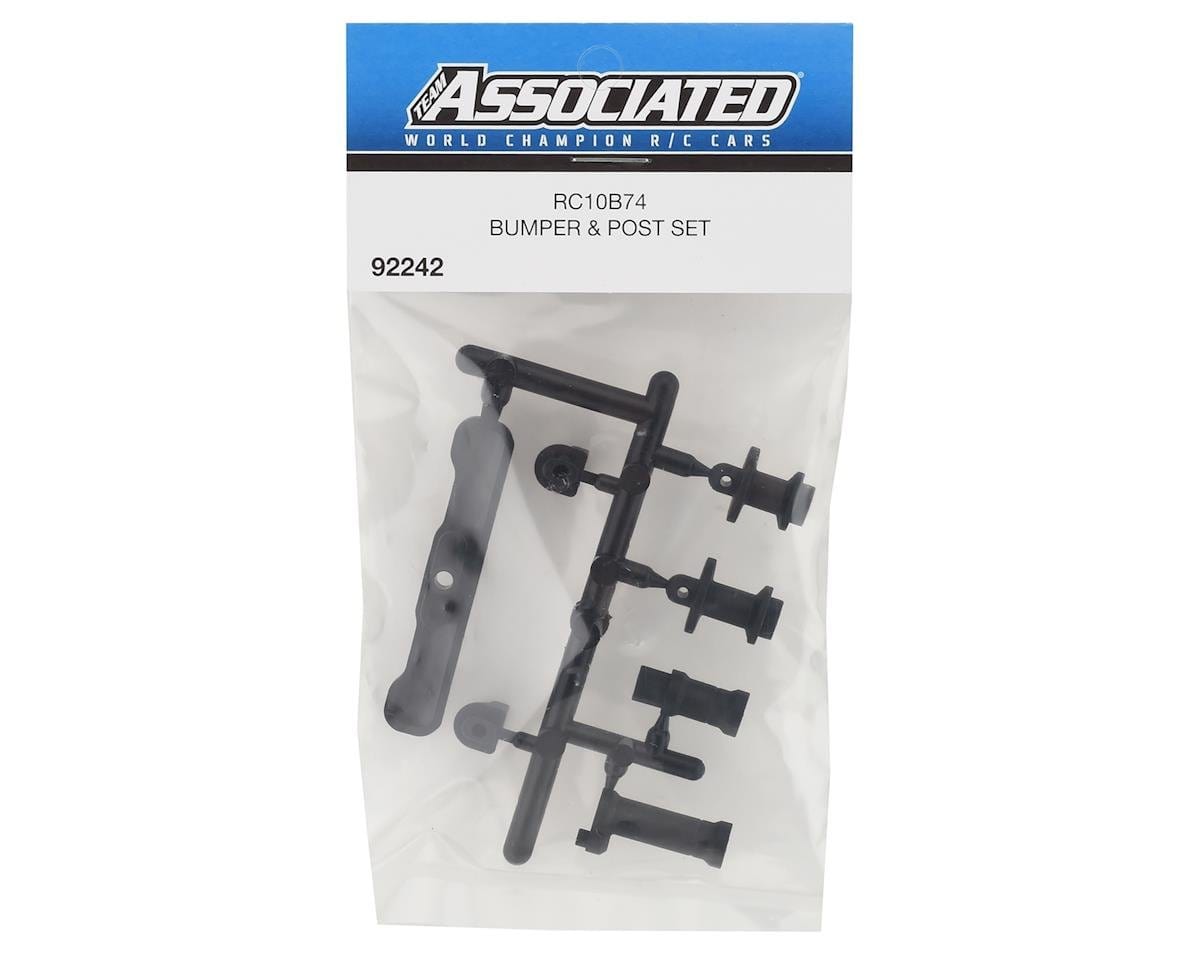 Team Associated 92242 RC10B74 Bumper and Post Set - Hobbytech Toys