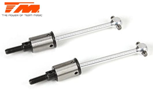 Team Magic E4D Aluminium Front/Rear CVA Shaft (2) Team Magic RC CARS - PARTS