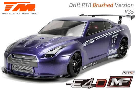 Team Magic Nissan R35 Gtr E4D Mf Drift Car RTR Team Magic RC CARS